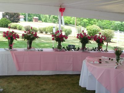 The head table.